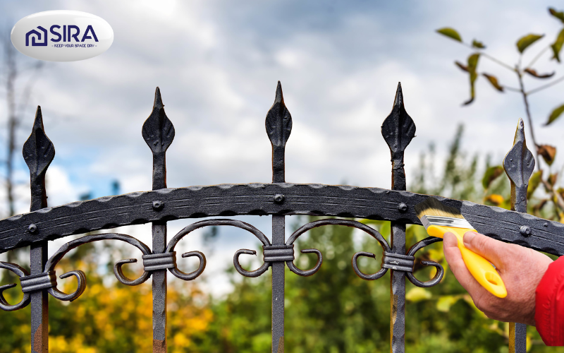 Chọn màu sơn hàng rào theo mục đích sử dụng và vị trí công trình