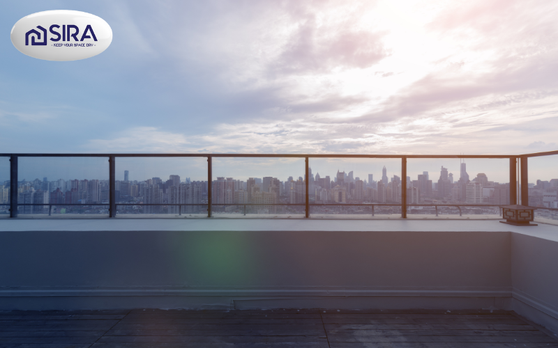 Chống nóng sân thượng