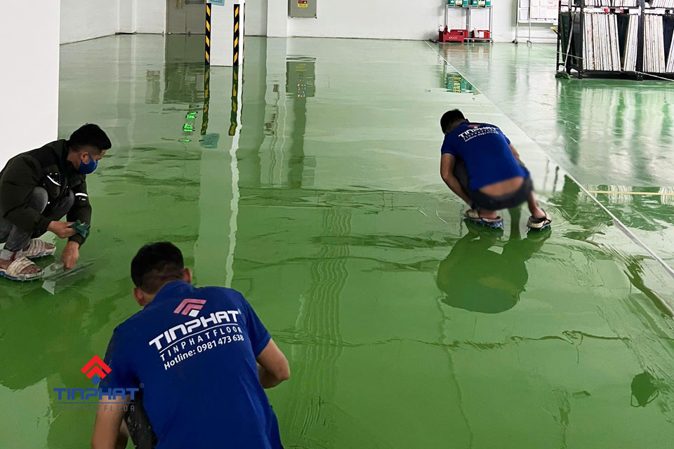 Cung cấp sơn epoxy dự án Xưởng May Hải Phòng