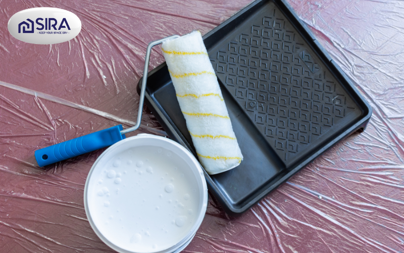 Dụng cụ sơn tường 2 màu