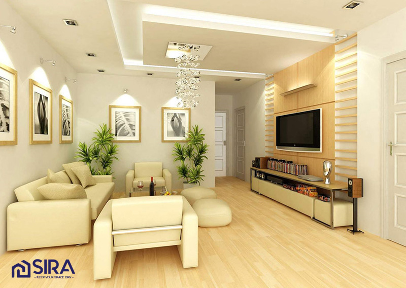 sơn nhà màu vàng nâu