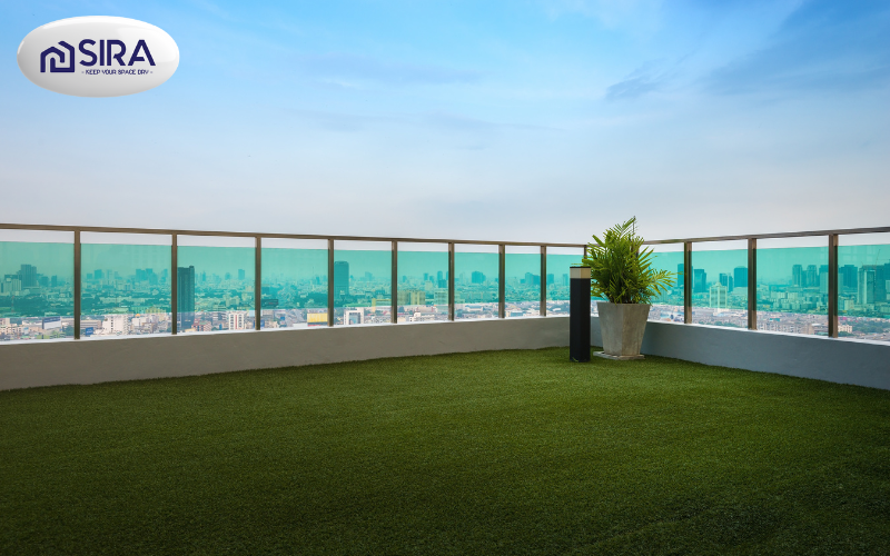 Phương pháp chống nóng sân thượng bằng cây xanh