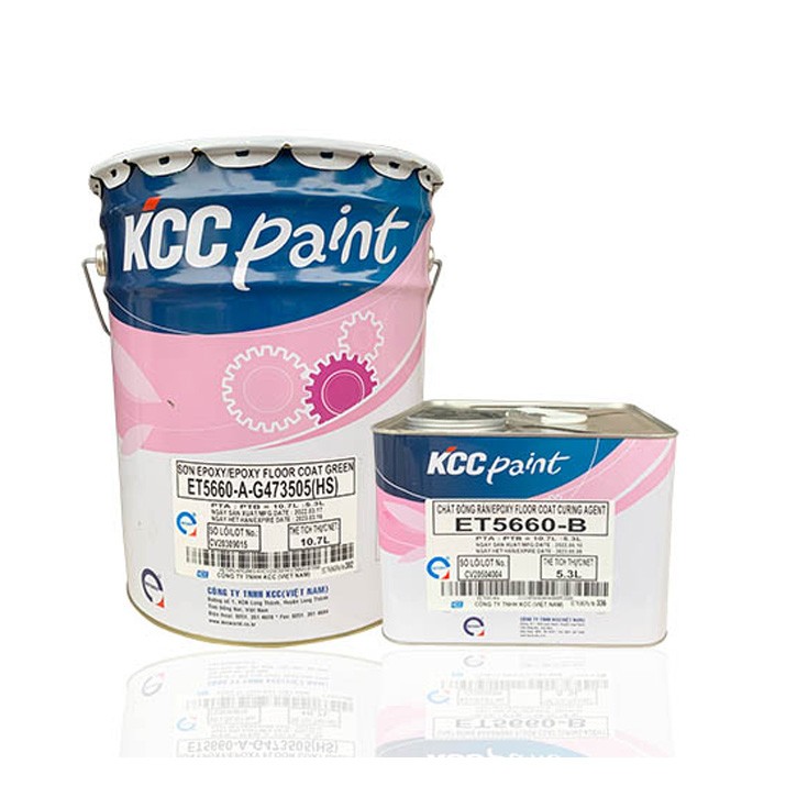 ET5660 – Sơn Epoxy phủ lăn màu chuẩn KCC