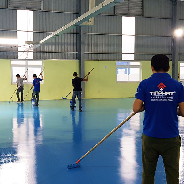 sơn sàn nhà xưởng